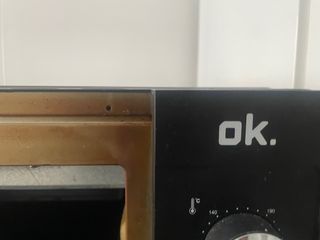 Mini horno eléctrico OK negro – compacto y funcion