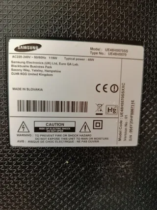 TV Samsung Smart TV 48 Negr