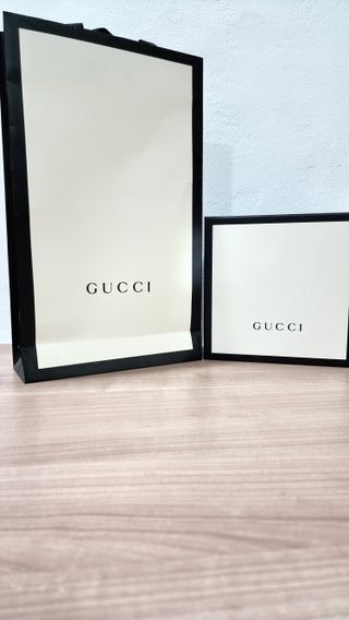 Cartera Gucci Negra Original + Caja y Bolsa