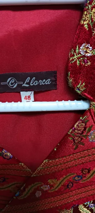 Chaleco Fallero casa lorca Niño Rojo