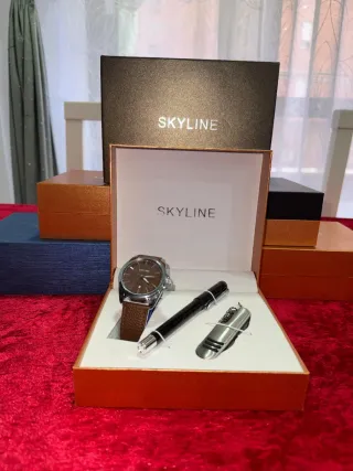 Set Reloj y Bolígrafo Skyline