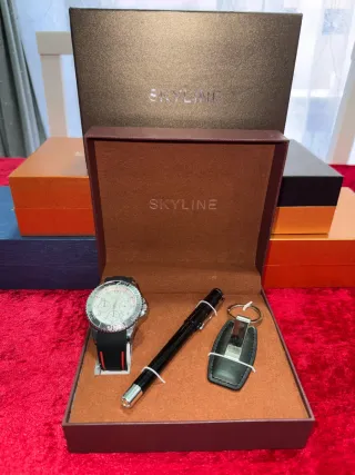 Set Reloj, Bolígrafo y Llavero Skyline