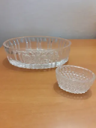 Set 2 Ciotoline Vetro Decorate