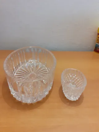 Set 2 Ciotoline Vetro Decorate