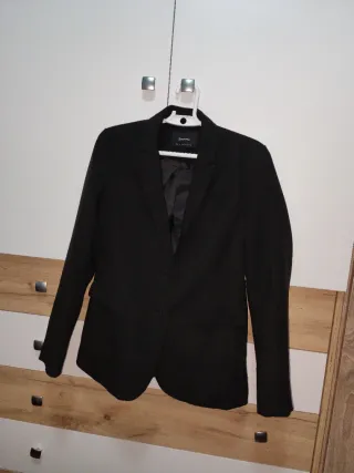 Chaqueta blazer negra