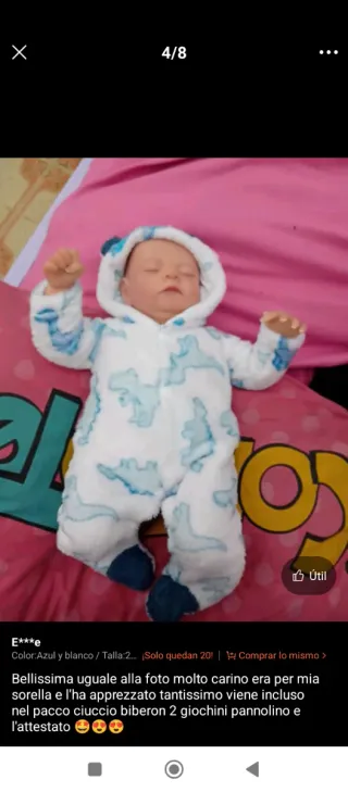 Muñeca bebé con accesorios