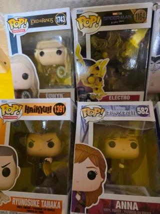 Funko Pop Eowyn, Electro, Ryunosuke, Anna