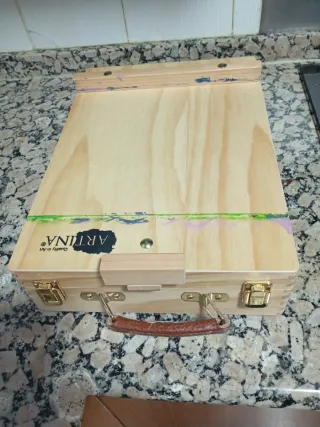 Caja Caballete Madera Bellas Artes