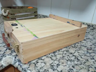 Caja Caballete Madera Bellas Artes