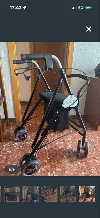 Andador FORTA con asiento, nuevo