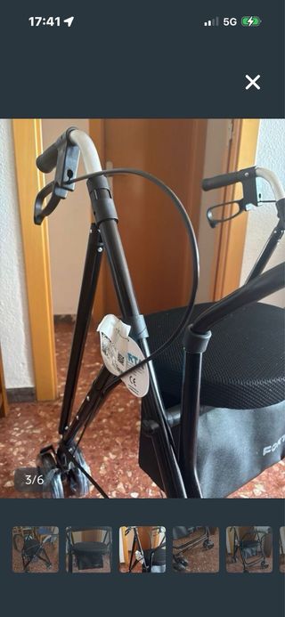Andador FORTA con asiento, nuevo