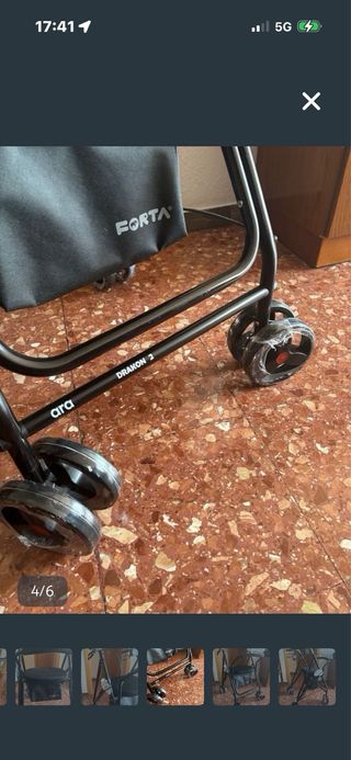 Andador FORTA con asiento, nuevo