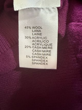 Cardigan lungo in maglia Tatoo viola