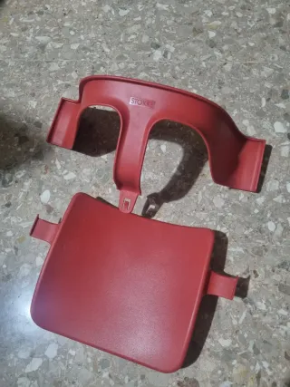 Respaldo y Silla Stokke Roja