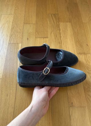 Bailarinas Flabelus Talla 40 Gris