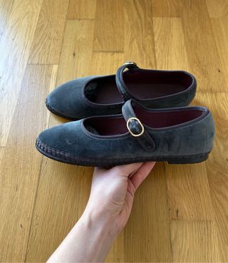 Bailarinas Flabelus Talla 40 Gris