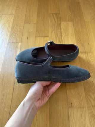 Bailarinas Flabelus Talla 40 Gris