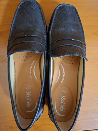 Geox D Annytah Mocasines Mujer Negro