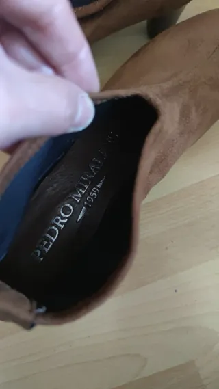 Botines Piel Pedro Miralles Talla 38