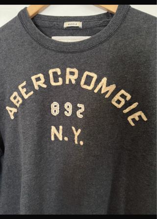 Abercrombie & Fitch Maglia Uomo Grigio M
