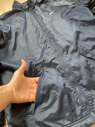 Triple Navy Blue Streetwear Style Nike Windbreaker