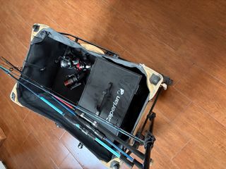 Lote de pesca: cañas y carretes