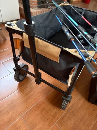 Lote de pesca: cañas y carretes