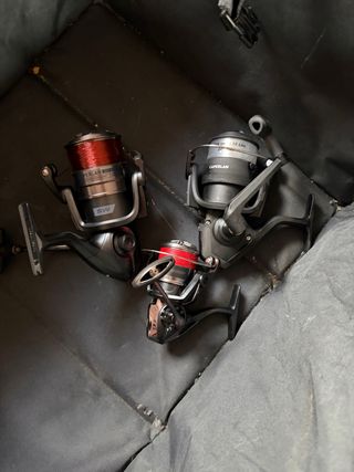 Lote de pesca: cañas y carretes