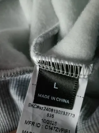 Sudadera cremallera con capucha gris mujer Inawly