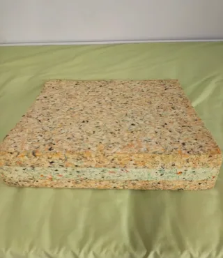 Cojín postural beige tela