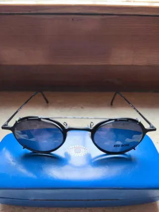 Occhiali Red Rose metallo con clip-on