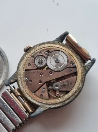 Reloj Mecánico Román 17 Rubíes Vintage