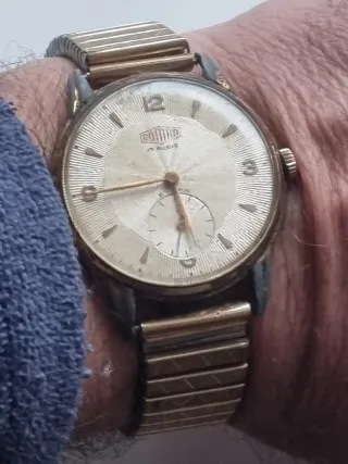 Reloj Mecánico Román 17 Rubíes Vintage