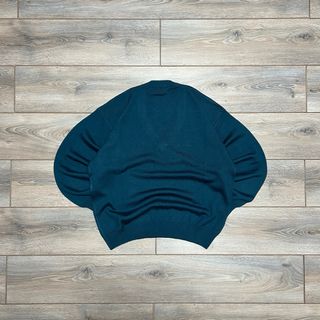Valentino Vintage 80s Merino Wool blue Sweater