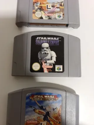 Juegos Nintendo 64 Star Wars (3 Títulos)