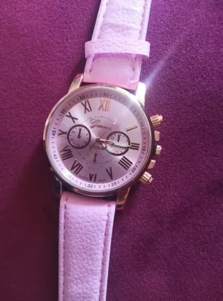 Conjunto Joyas Mariposa y Reloj Rosa