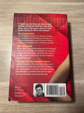 The Girl with the Dragon Tattoo Libro