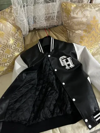 Giacca RUN BOY nera e bianca