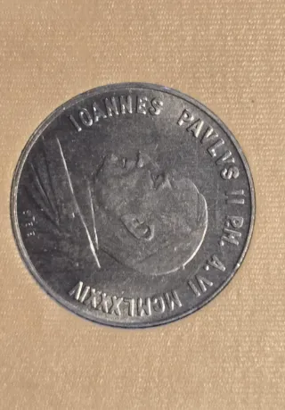 Escudo Papal Anno VI 1984