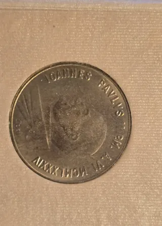 Escudo Papal Anno VI 1984