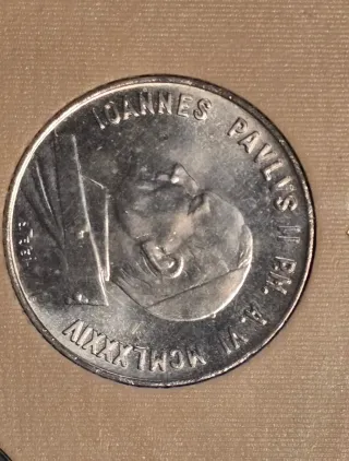 Escudo Papal Anno VI 1984