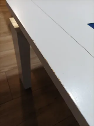 Mesa centro doble altura madera y cristal