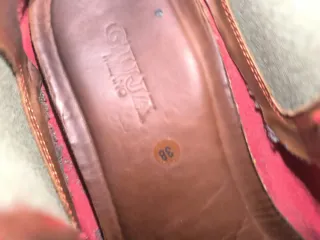 Scarpe Guja Milano rosse vero cuoio