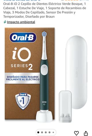 Oral-B iO 2 Cepillo Eléctrico Verde Bosque