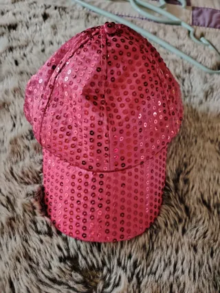 Chaleco de lentejuelas rosa