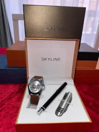 Set Reloj Skyline y Bolígrafo