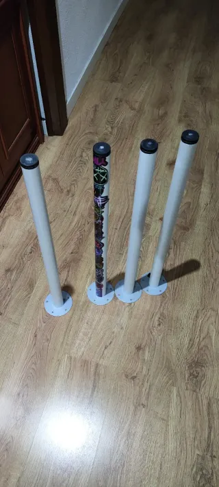 4 Patas Ikea Metal Blanco