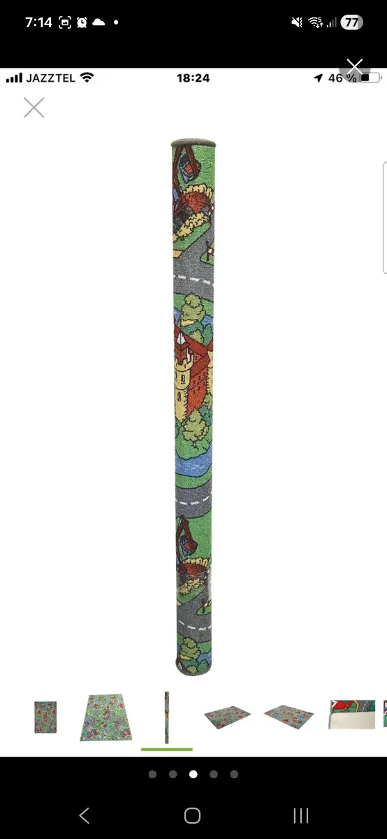 Alfombra infantil de juegos 120x200