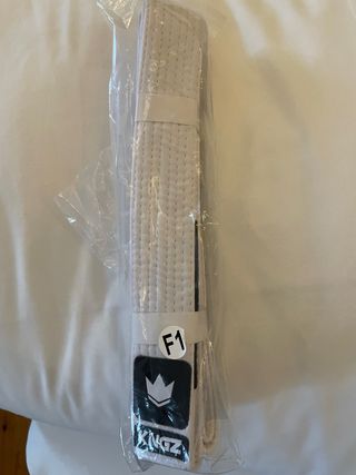 Cinto BJJ Kingz F1 Blanco