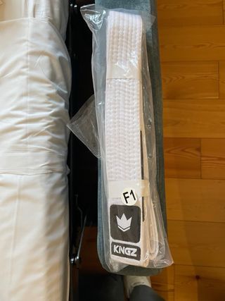 Cinto BJJ Kingz F1 Blanco